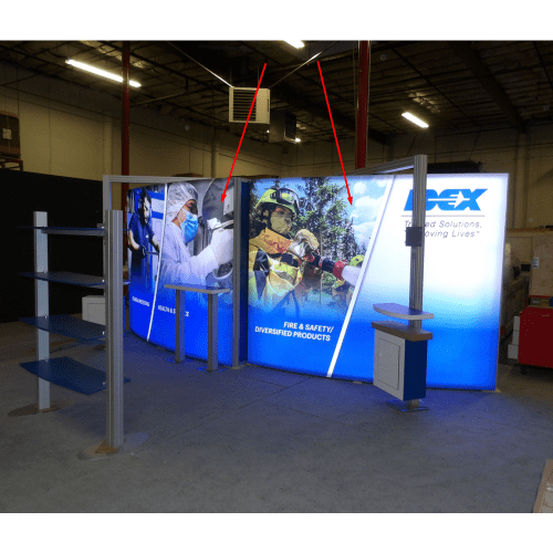 10 x 30 modular inline exhibit kit 01 gravitee 10x30 trade show house 415