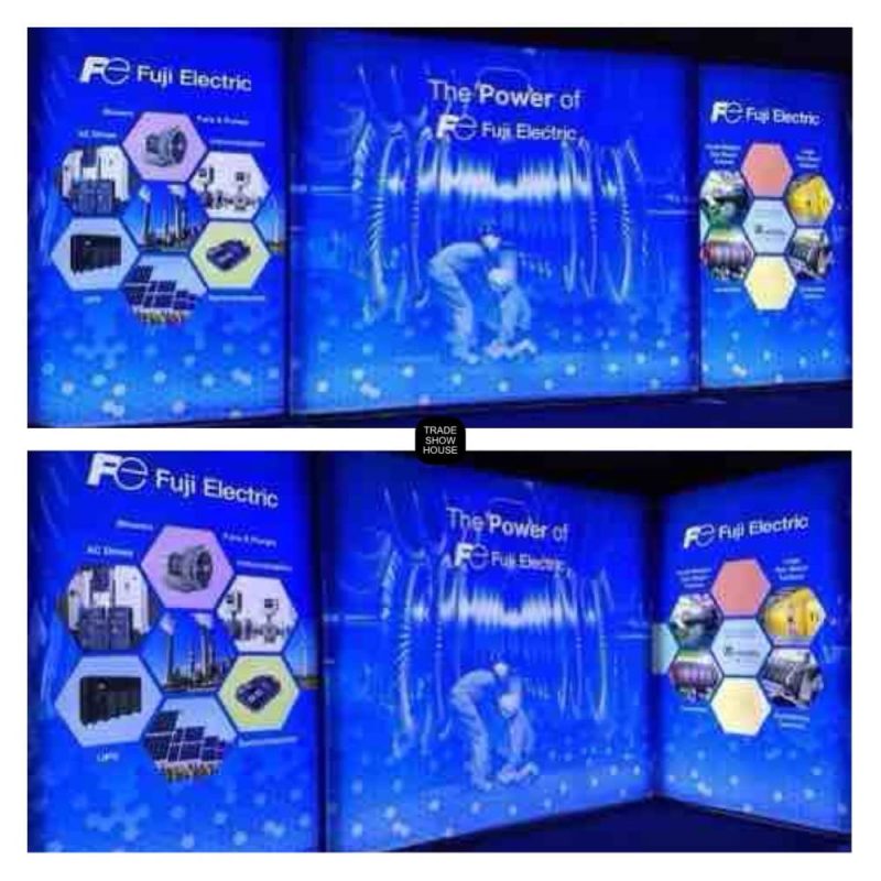 10ft backlit tension fabric display displays 10x10 trade show booth kits displays house 320