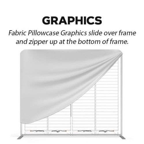 10ft backlit tension fabric display displays 10x10 trade show booth kits displays house 888