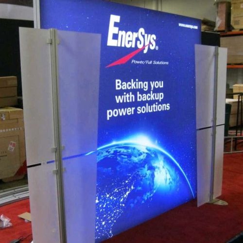 10x10 eco modular backlit exhibit kit 16 eco smart exhibits classic trade show house 197