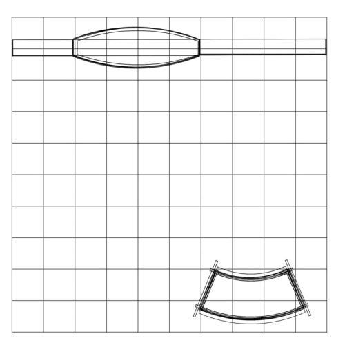 10x10 eco modular backlit shelving exhibit kit 08 10 x 10 backlit locking counter product display eco smart exhibits classic trade show house 190