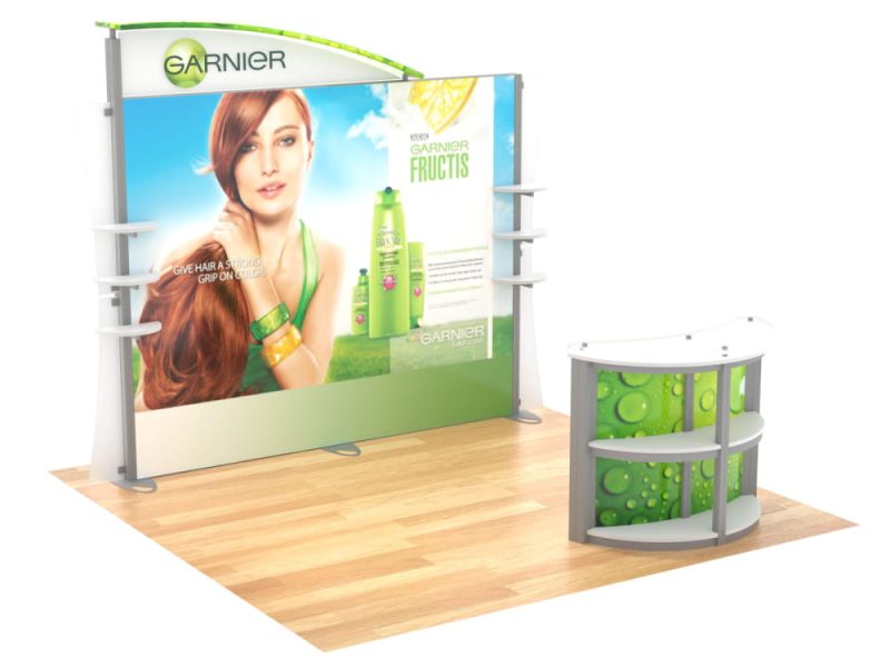 10x10 eco modular backlit shelving exhibit kit 11 10x10 backlit eco smart exhibits classic trade show house 492