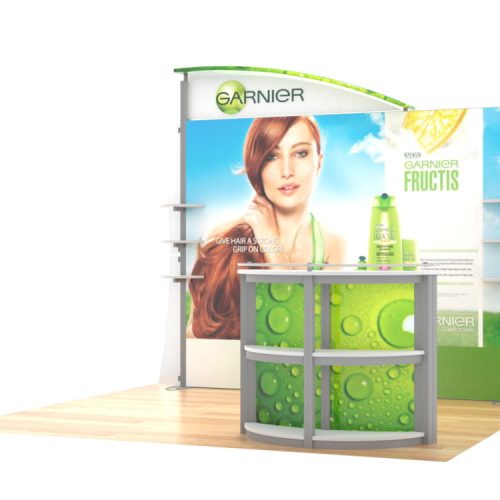 10x10 eco modular backlit shelving exhibit kit 11 10x10 backlit eco smart exhibits classic trade show house 831