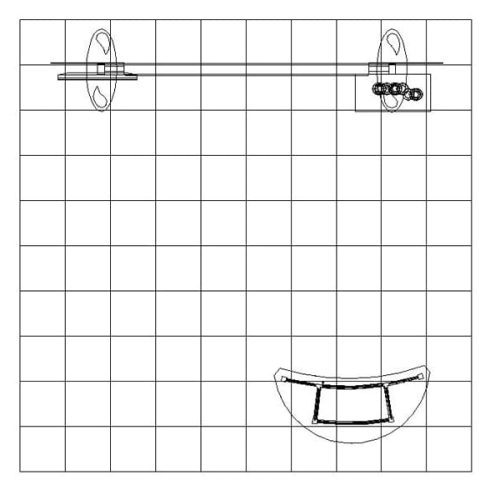 10x10 eco modular backlit shelving tv exhibit kit 09 10 x 10 backlit product display shelving monitor eco smart exhibits classic trade show house 479