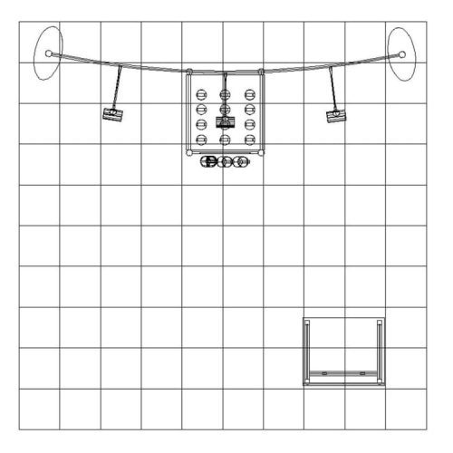 10x10 eco modular shelving exhibit kit 40 10x10 locking counter eco smart exhibits classic trade show house 825