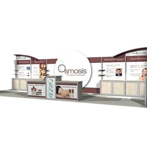 10x10 eco modular shelving exhibit kit 45 10x10 eco smart exhibits classic trade show house 614