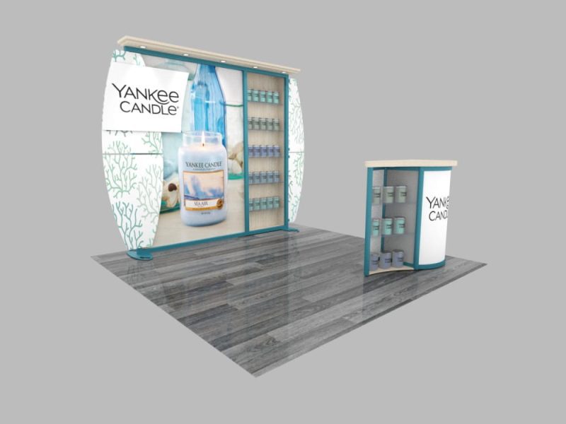 10x10 eco modular shelving exhibit kit 46 10x10 eco smart exhibits classic trade show house 411