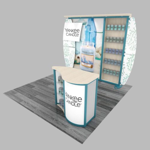 10x10 eco modular shelving exhibit kit 46 10x10 eco smart exhibits classic trade show house 603