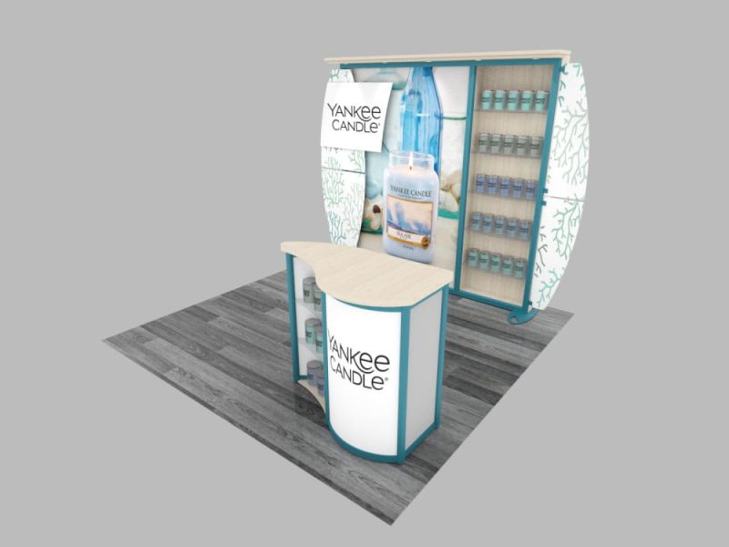 10x10 eco modular shelving exhibit kit 46 10x10 eco smart exhibits classic trade show house 603