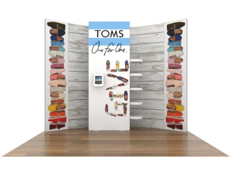 10x10 gvt modular inline exhibit kit 11 gravitee eco smart exhibits classic trade show house 680