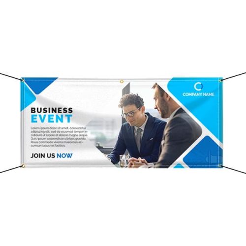 custom printed vinyl banners trade show house