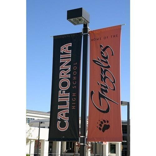 outdoor pole banners trade show house banner flag signage 407