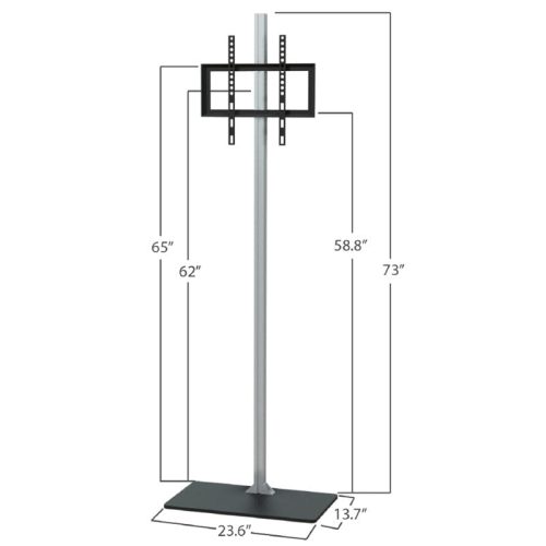 w1 freestanding tv monitor stand trade show house 218