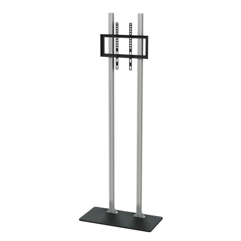 w2 freestanding tv monitor stand trade show house 607